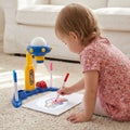 32 Patterns UFO-Themed Desktop Drawing Projector Kit for Kids