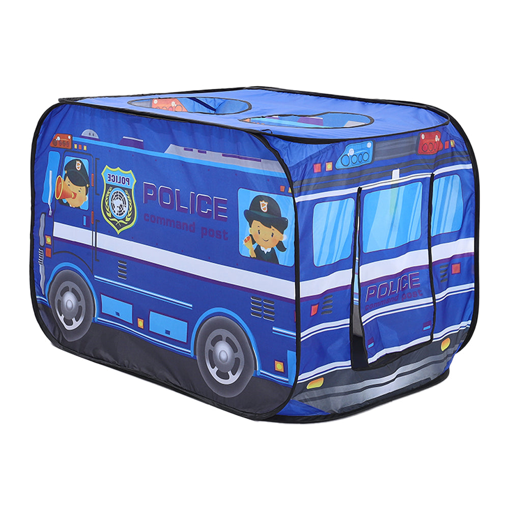 Police Truck Foldable Tent Pop Up Kids Playhouse