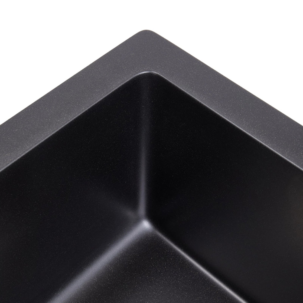 Modern Double Bowl Quartz Resin Composite Kitchen Sink with Waste Kit