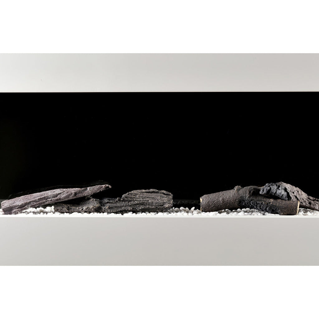 Wall-Mounted Electric Fireplace with Remote Control