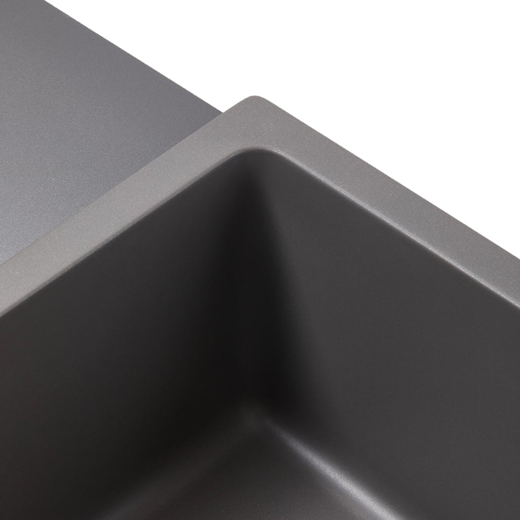 Modern Quartz Resin Composite Kitchen Sink with Waste Kit