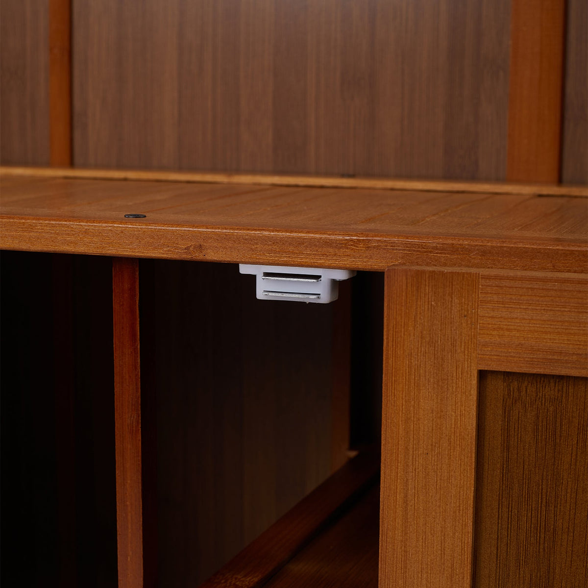 Shoe Storage Cabinet with Folding Doors