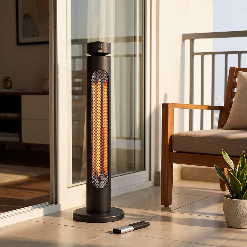 2000W Freestanding Infrared Heater with Remote