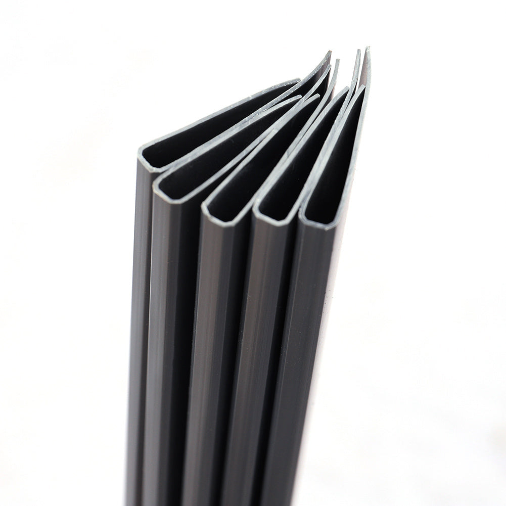 Garden Fence PVC Privacy Screen Panel Slat Strips Fixing Clip 1M