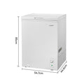 99L Freestanding Chest Freezer for Bulk Food Storage