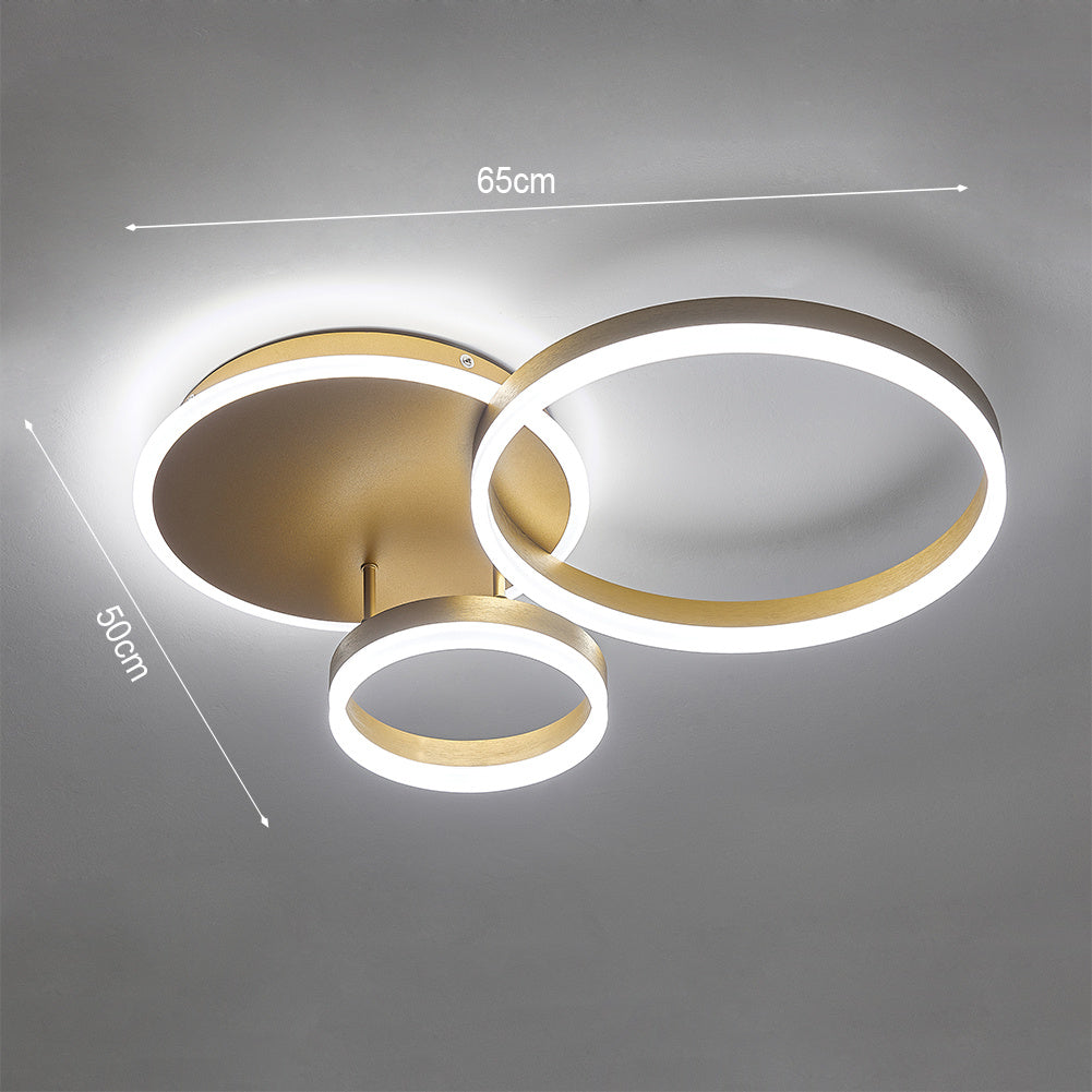 Classic Golden Loops Energy Efficient LED Ceiling Light