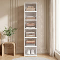 6-Tier Plastic Foldable Shoe Storage Box Unit