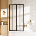 4 Panel Folding Over Bath Shower Screen