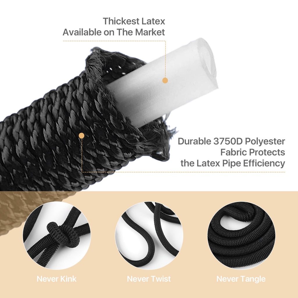 Expandable Garden Hose with Solid Brass Fittings