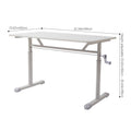 Adjustable Sit-Stand Desk for Home Office
