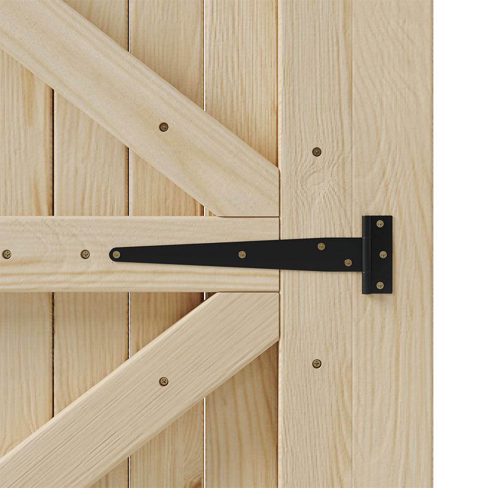 75cm Wide Arched Wooden Garden Gate 180cm High