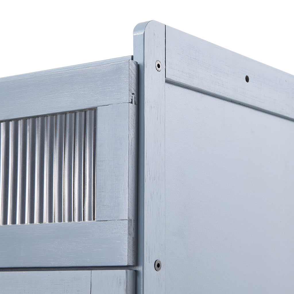 Shoe Storage Cabinet with Folding Doors