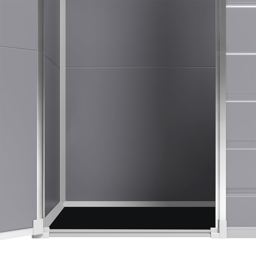 5X3FT Outdoor Plastic Garden Storage Shed