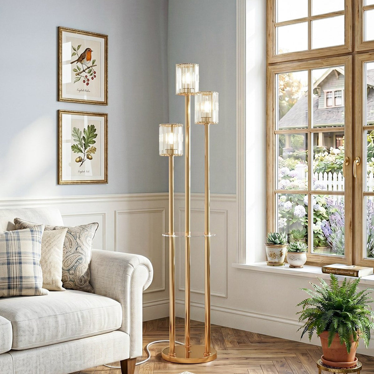 Modern Floor Lamp with Foot Switch