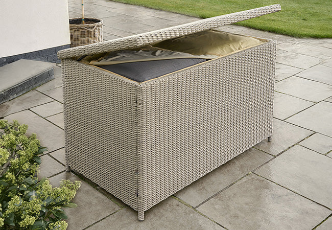 Kettler Palma Storage Box in White Wash